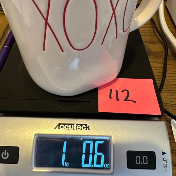 Rae Dunn XOXO Mug Large Coffee Cup Red  Ceramic 16oz Valentines Gift Decor Kiss - Picture 7 of 7